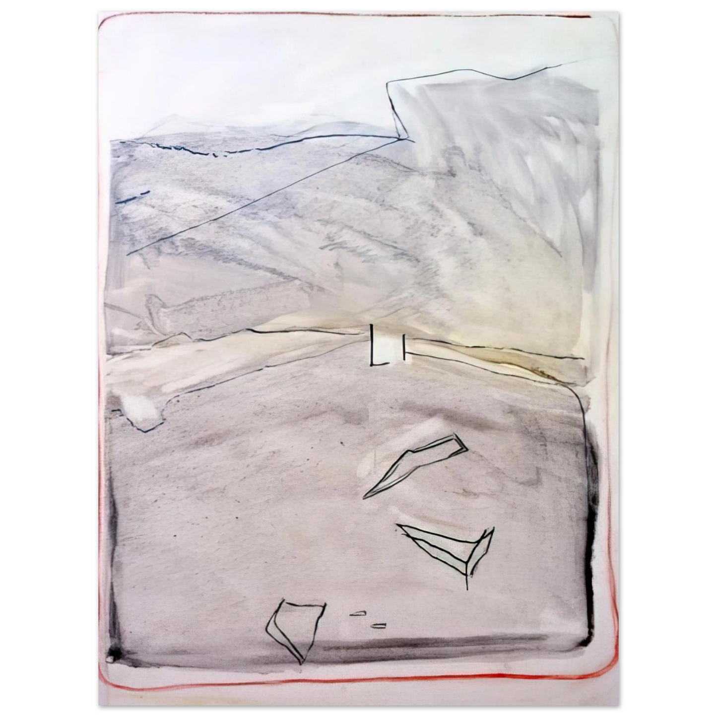 Raoul De Keyser - Wait - 2006 Fine Art Poster - Default Title