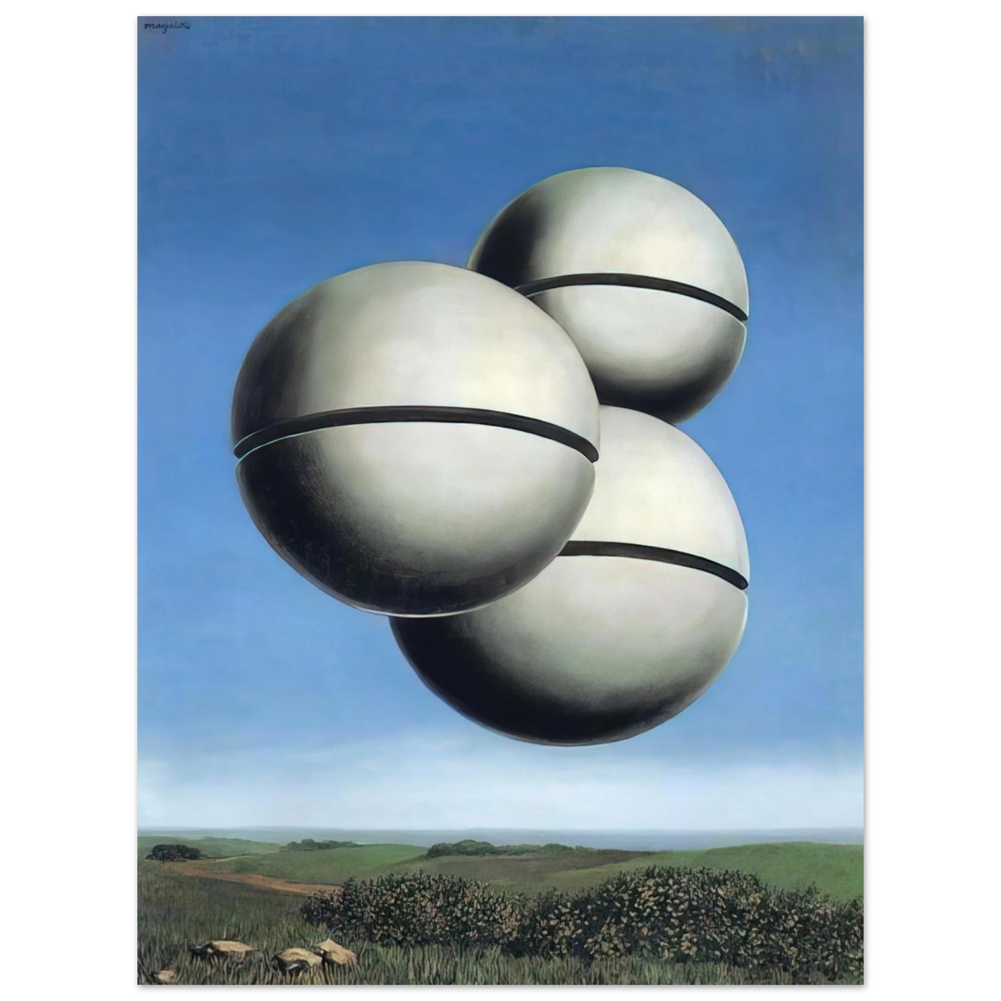 Rene Magritte - THE VOICE OF SPACE 1928 Fine Art Poster - Default Title