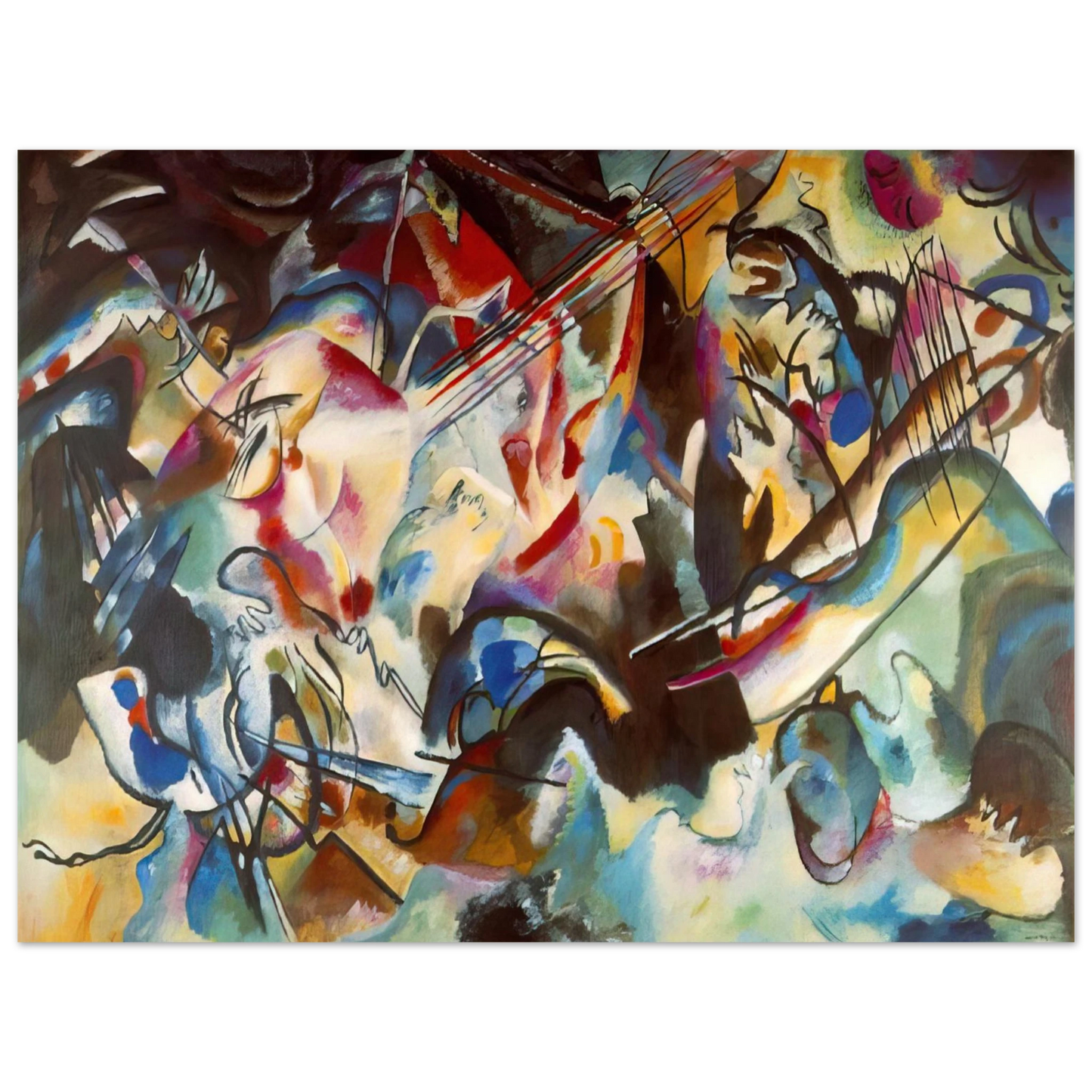 Wassily Kandinsky - COMPOSITION VI 1913 Fine Art Poster - Default Title