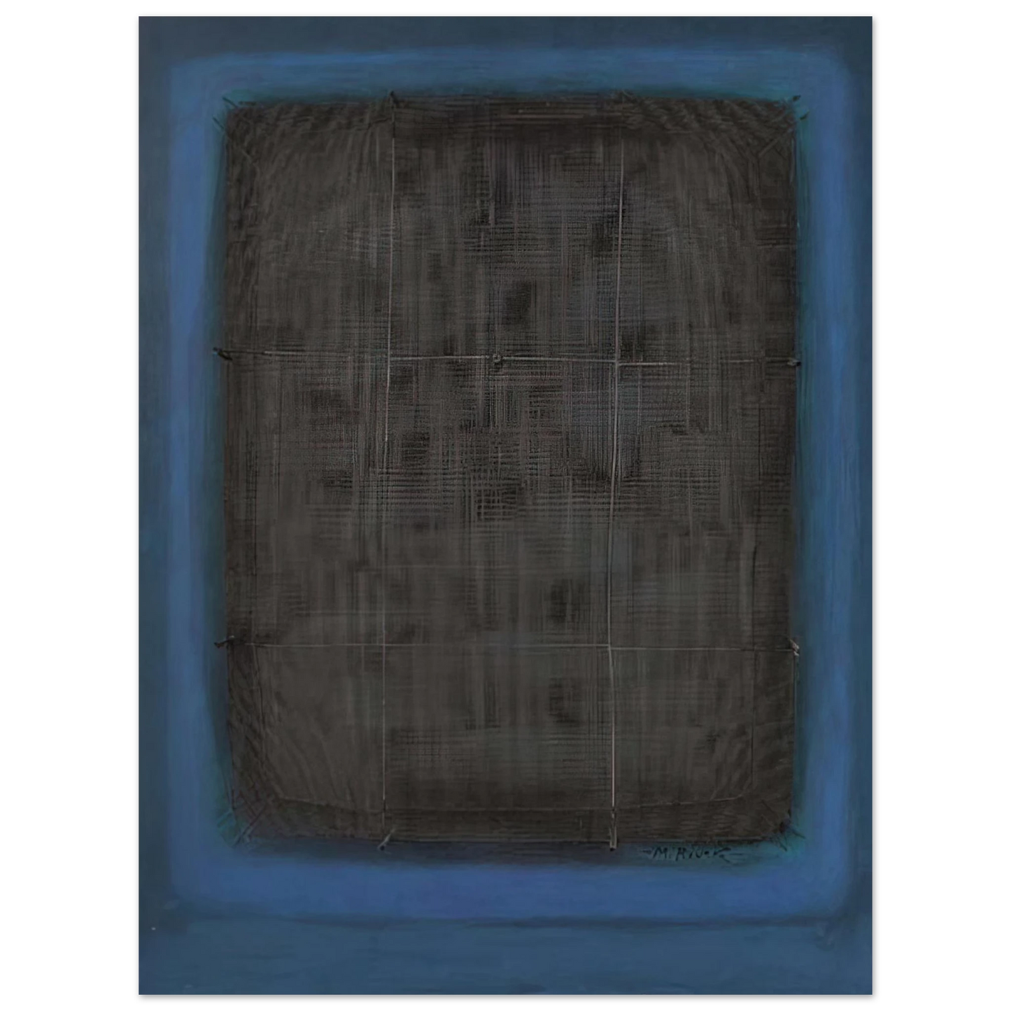 Manuel Rivera - Espejo sin tiempo No.1 - Art Informel Fine Art Poster - Default Title