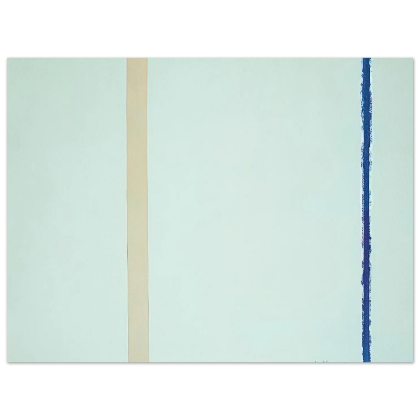Barnett Newman - White Fire I Fine Art Poster - Default Title