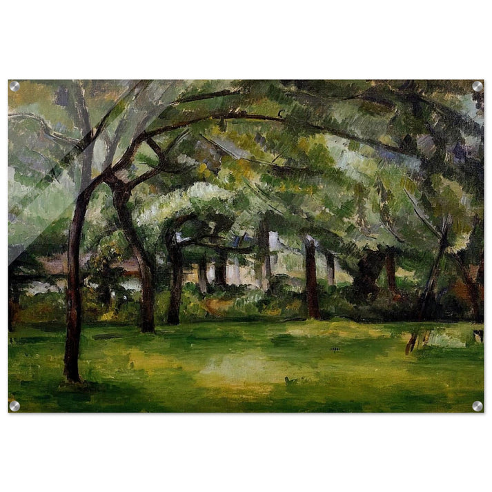 Farm in Normandy. Summer - Paul Cézanne Acrylic Print - 70x100 cm / 28x40″ inches