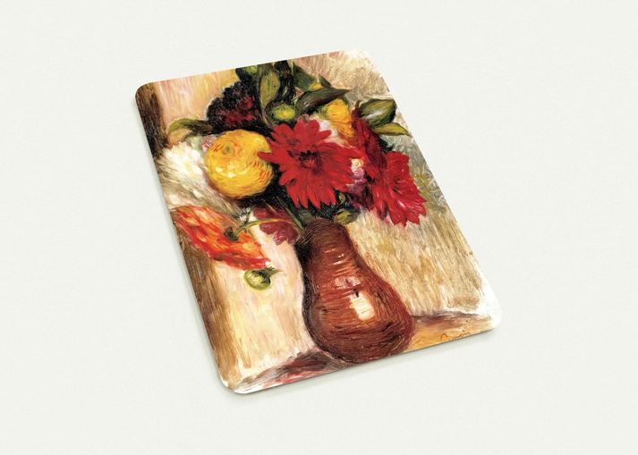 Bouquet of Flowers in an Earthenware Pitcher By Pierre-Auguste Renoir Pack of 10 Post Cards | Pierre-Auguste Renoir Post Cards | A6 (10.5 x 14.8 cm) - 4.1 x 5.8 inches