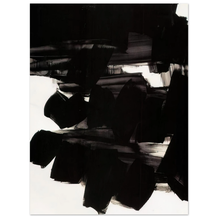 Pierre Soulages - Peinture 260 x 202 cm, 19 juin 1963 - 1963 75x100 cm / 30x40inches Fine Art Poster