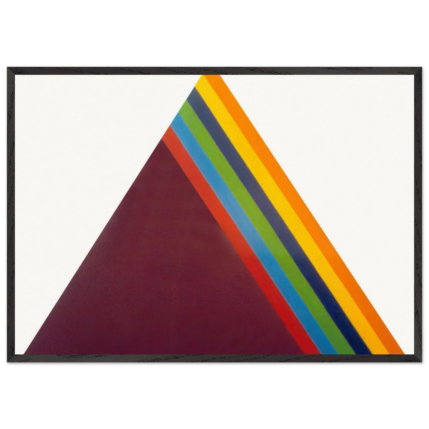 Indian Journey - 1964 - Jeremy Moon 70x100 cm / 28x40 inches Framed Art Print – Black Wooden Frame