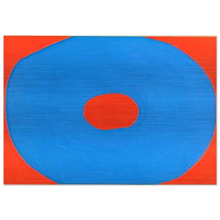 Circle - 1971 - Jiro Yoshihara Brushed Aluminum Print - 70x100 cm / 28x40 inches | Jiro Yoshihara Aluminum Print | Jiro Yoshihara Prints