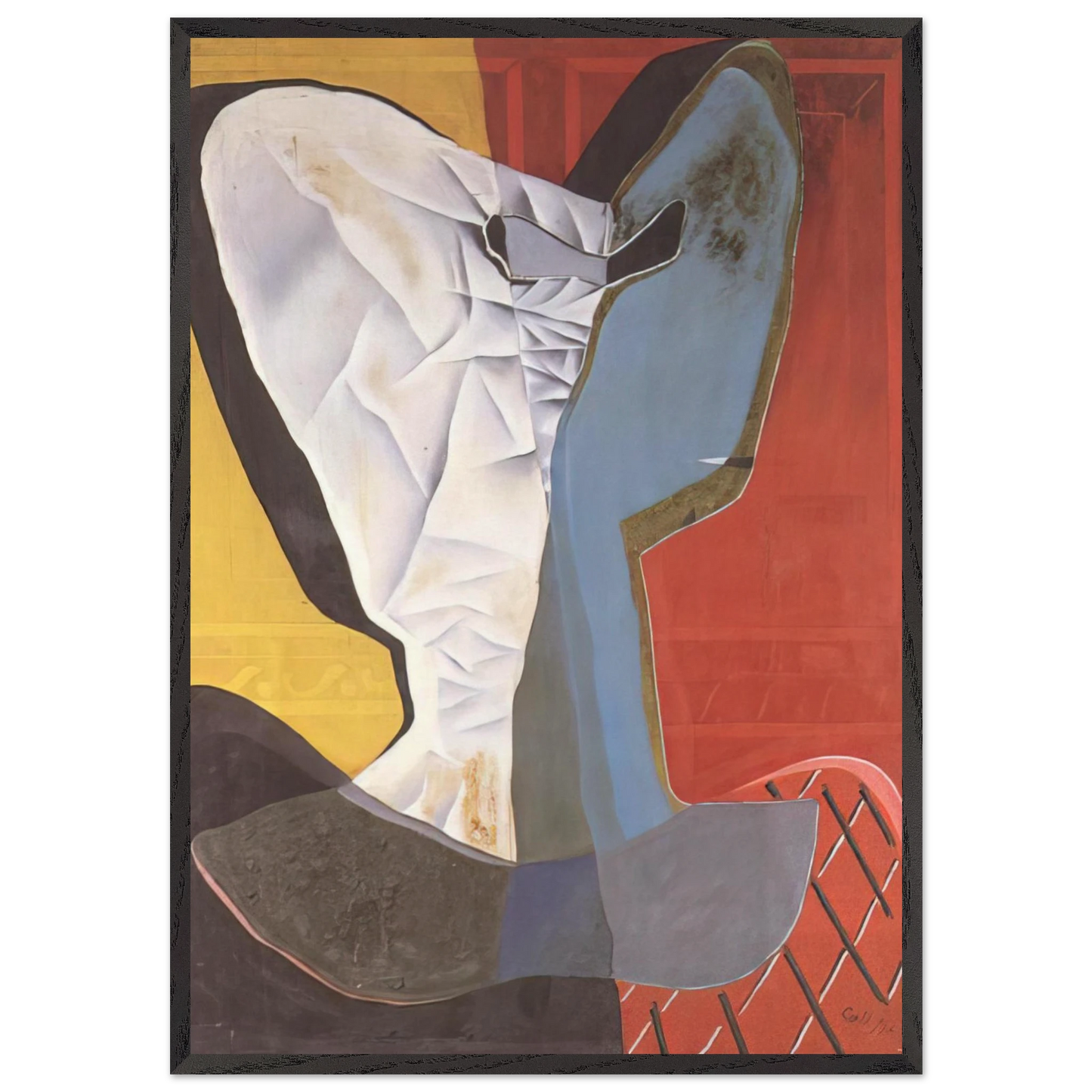 HARLEQUIN 1927 - Salvador Dali Framed Art Print – Black Wooden Frame - Default Title - -Framed Art Print