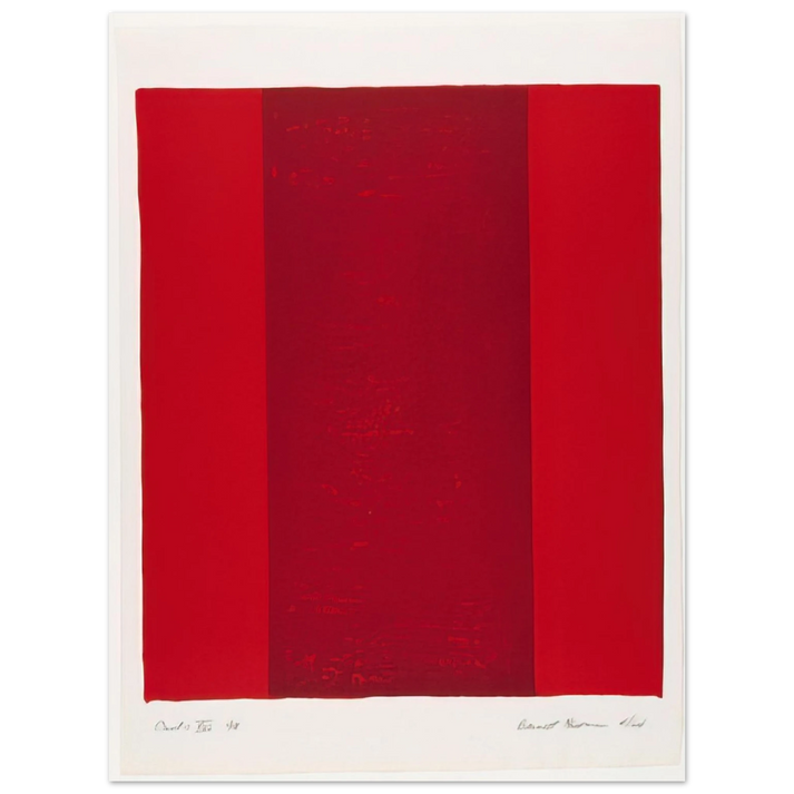 Barnett Newman - Canto XVI 75x100 cm / 30x40inches Fine Art Poster
