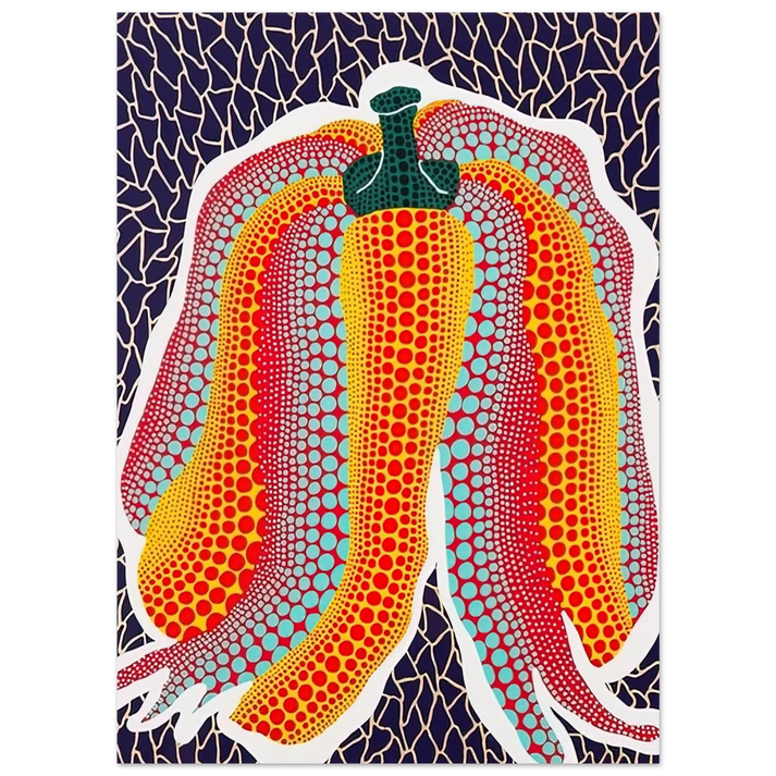 Yayoi Kusama - PUMPKIN 1990 Fine Art Poster