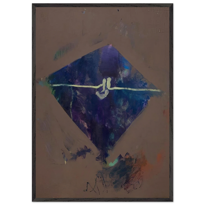 Untitled Sunset Series 33 - 1965 - John Altoon 70x100 cm / 28x40 inches Framed Art Print – Black Wooden Frame