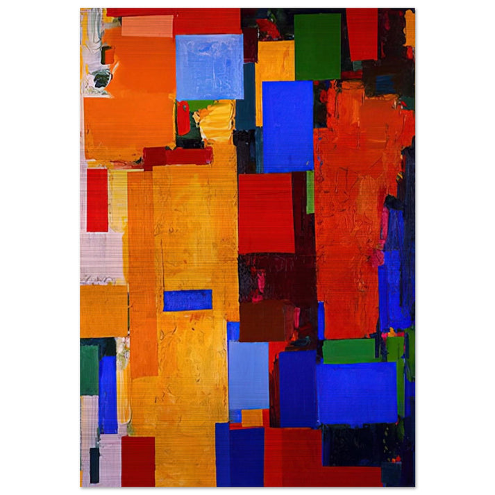 Equinox - Hans Hofmann Brushed Aluminum Print - 70x100 cm / 28x40 inches | Hans Hofmann Aluminum Print | Hans Hofmann Prints