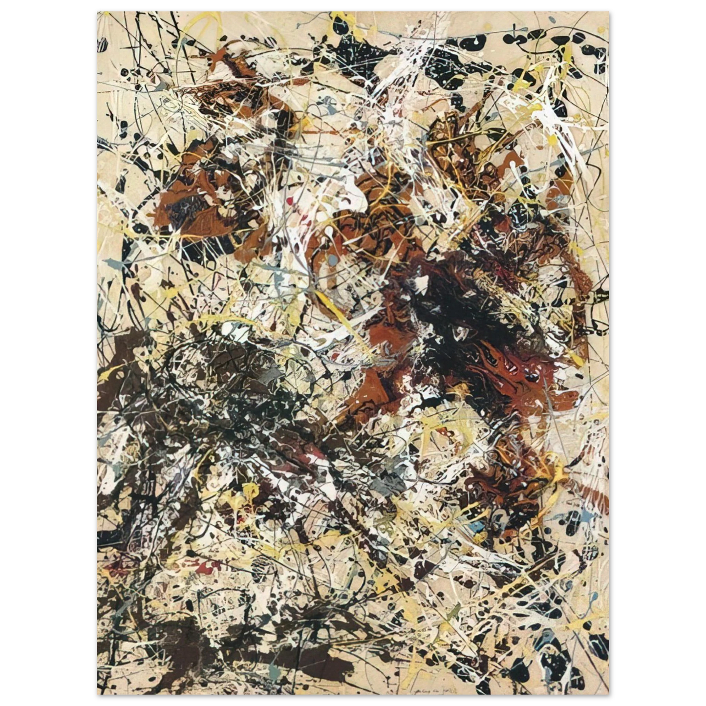 Jackson Pollock - NUMBER 12 1949 Fine Art Poster - Default Title