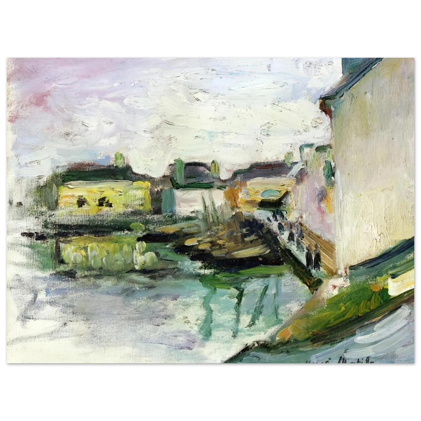 Henri Matisse - THE PORT OF PALAIS BELLE ILE 1896 Fine Art Poster - Default Title