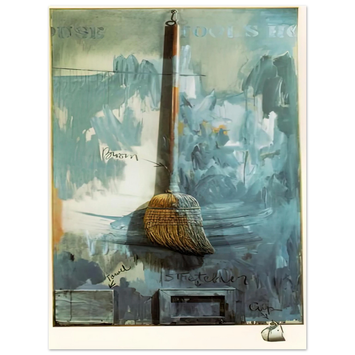 Jasper Johns - FOOLS HOUSE 75x100 cm / 30x40inches Fine Art Poster