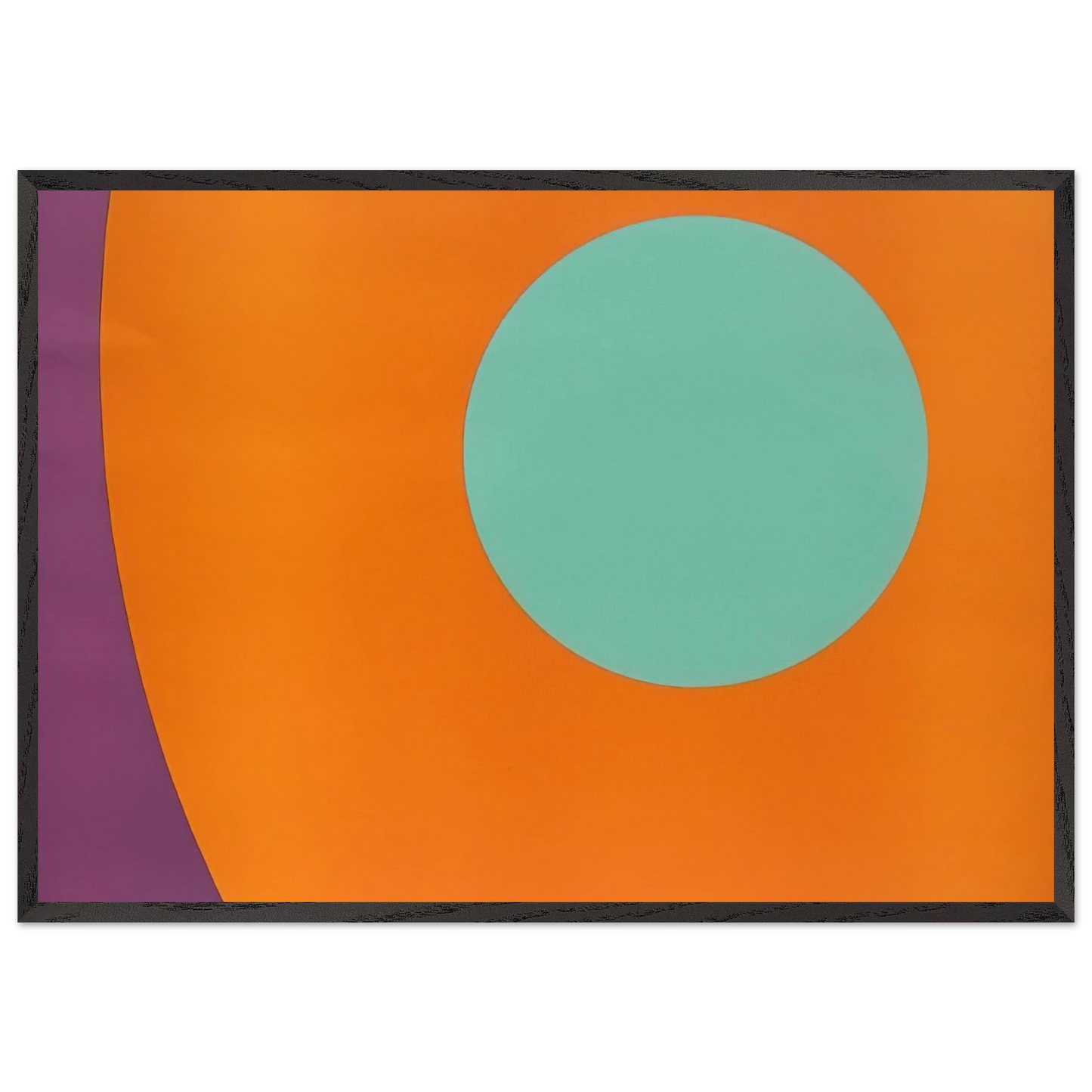 Untitled Abstract - 1962 - Alexander Liberman Framed Art Print – Black Wooden Frame - Default Title - -Framed Art Print