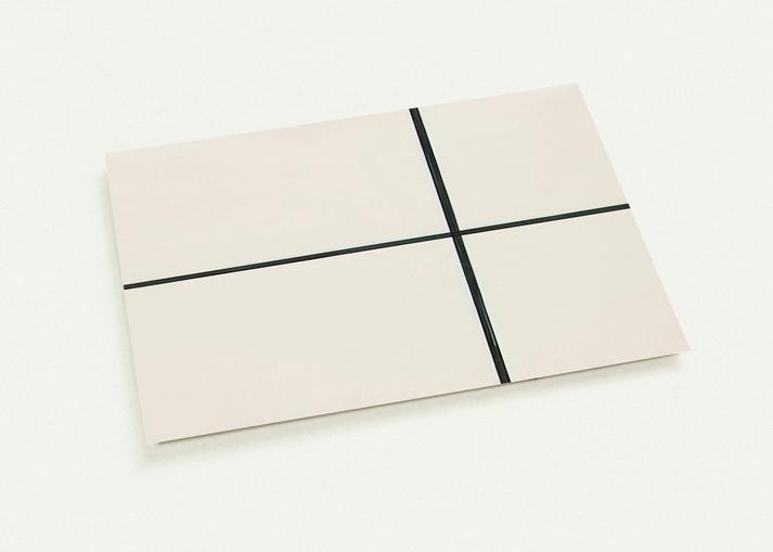 Horizontal and Vertical Lines By Ellsworth Kelly Pack of 10 Post Cards | Ellsworth Kelly Post Cards | A6 (10.5 x 14.8 cm) - 4.1 x 5.8 inches
