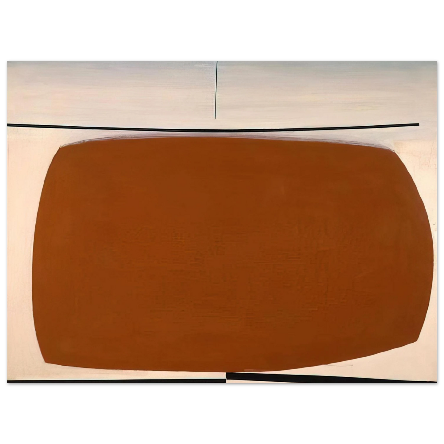 Victor Pasmore - YELLOW ABSTRACT 1961 Fine Art Poster - Default Title