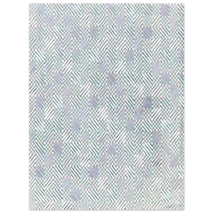 Francois Morellet - Untitled Diagonals - 1970 75x100 cm / 30x40inches Fine Art Poster