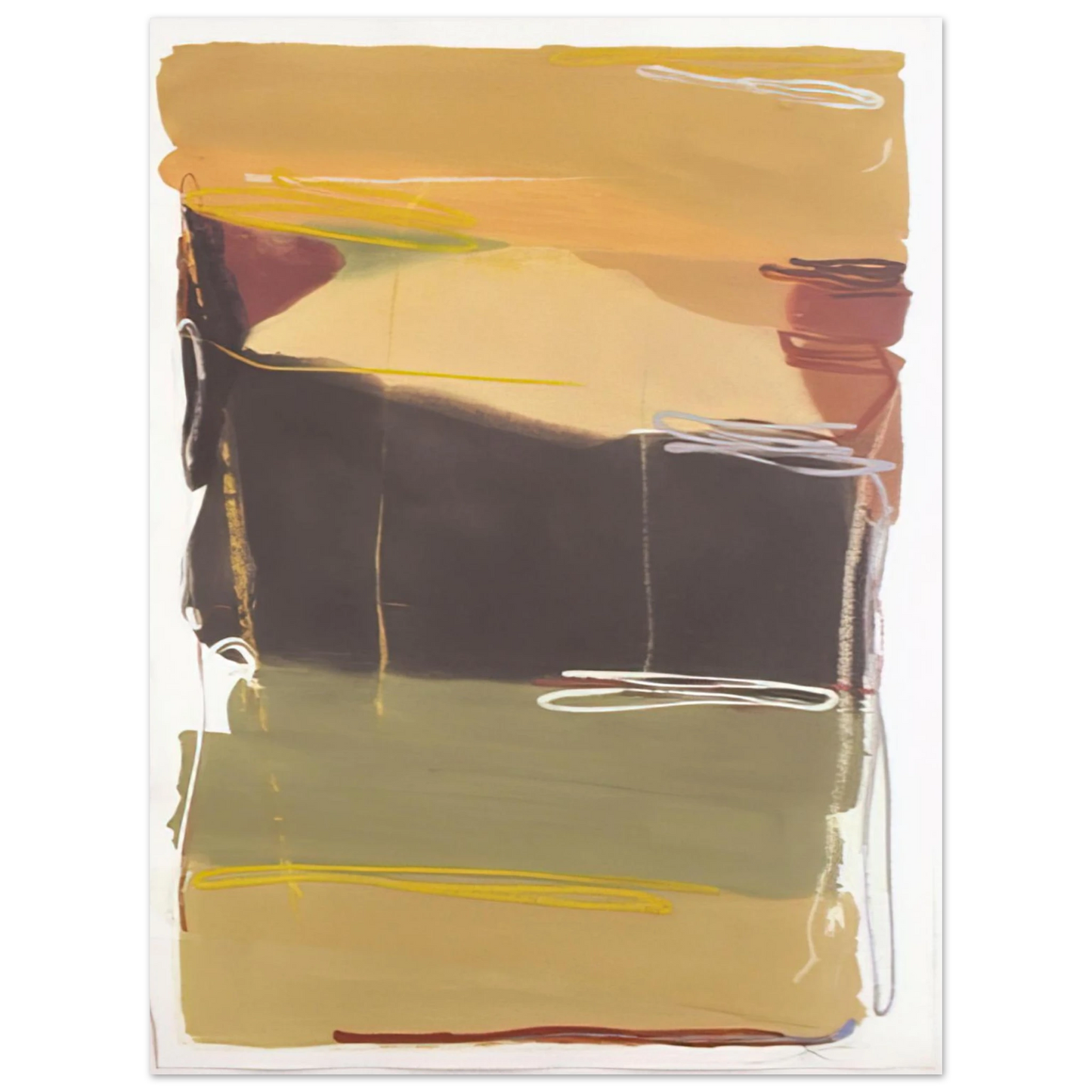 Larry Zox - Untitled - 1993 Fine Art Poster - Default Title