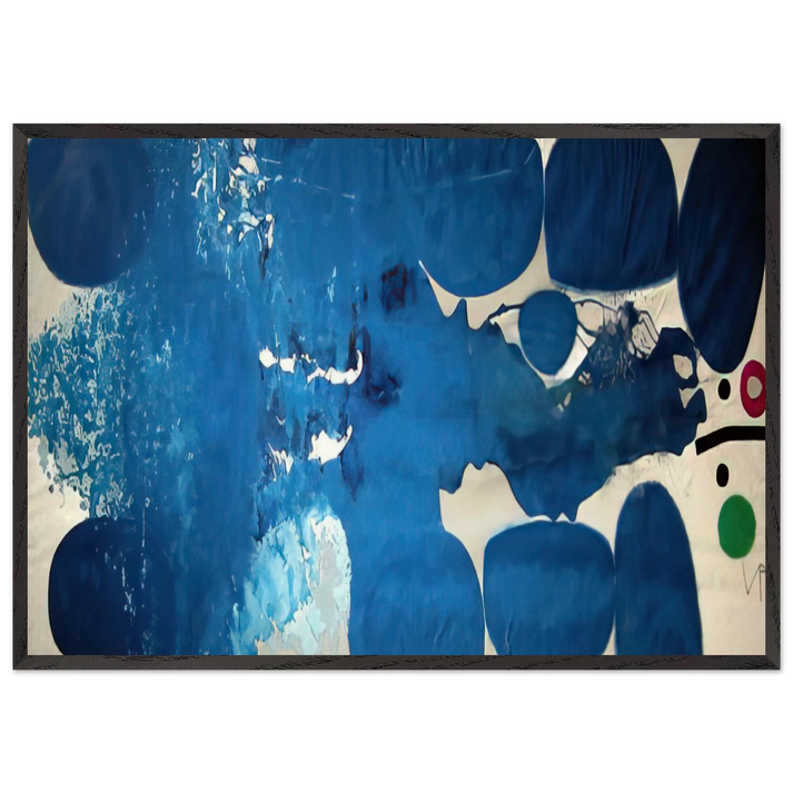 A TREE FULL OF BIRDS 2 1979 - Victor Pasmore 70x100 cm / 28x40 inches Framed Art Print – Black Wooden Frame