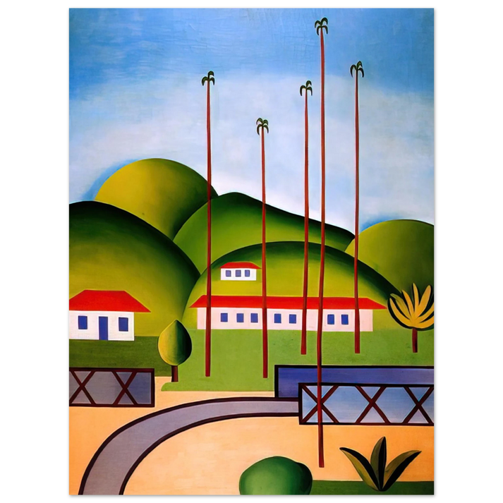 Tarsila do Amaral - Palm Trees 75x100 cm / 30x40inches Fine Art Poster