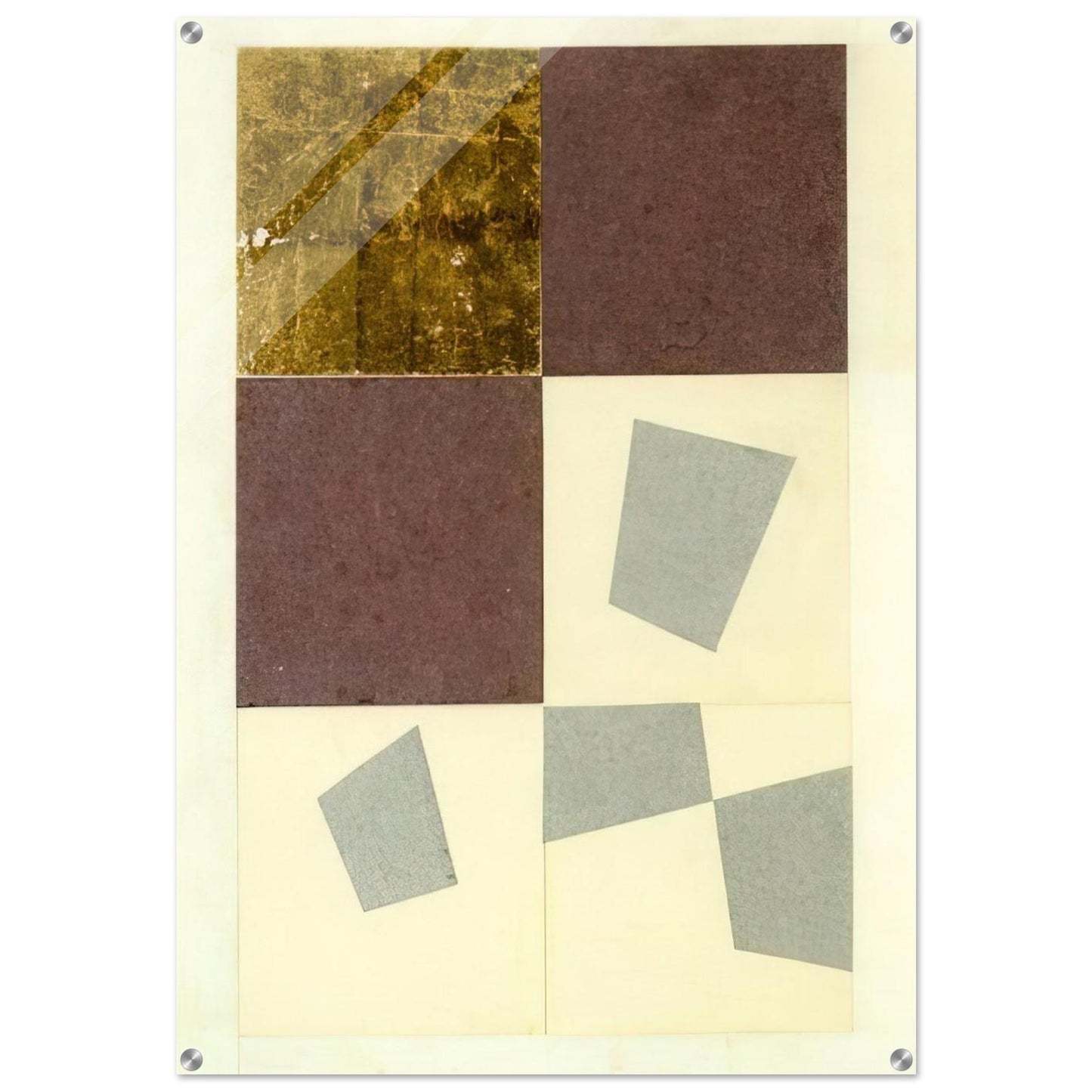 Geometric Collage - Jean Arp Acrylic Print - 70x100 cm / 28x40″ inches | Jean Arp Wall Art | Jean Arp Prints