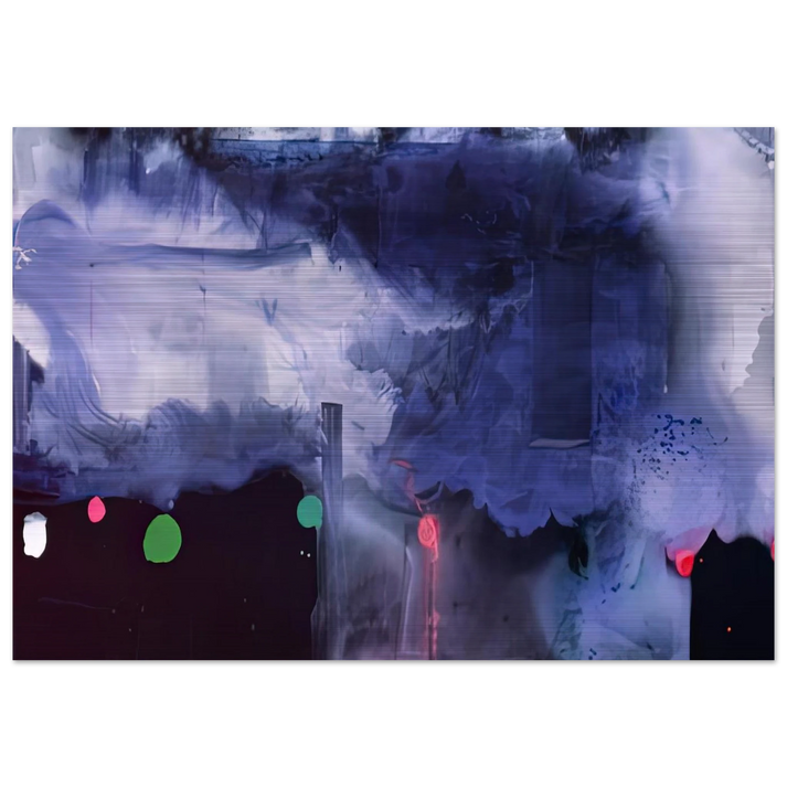 Star Gazing, 1989- - Helen Frankenthaler Brushed Aluminum Print - 70x100 cm / 28x40 inches | Helen Frankenthaler Aluminum Print | Helen Frankenthaler Prints