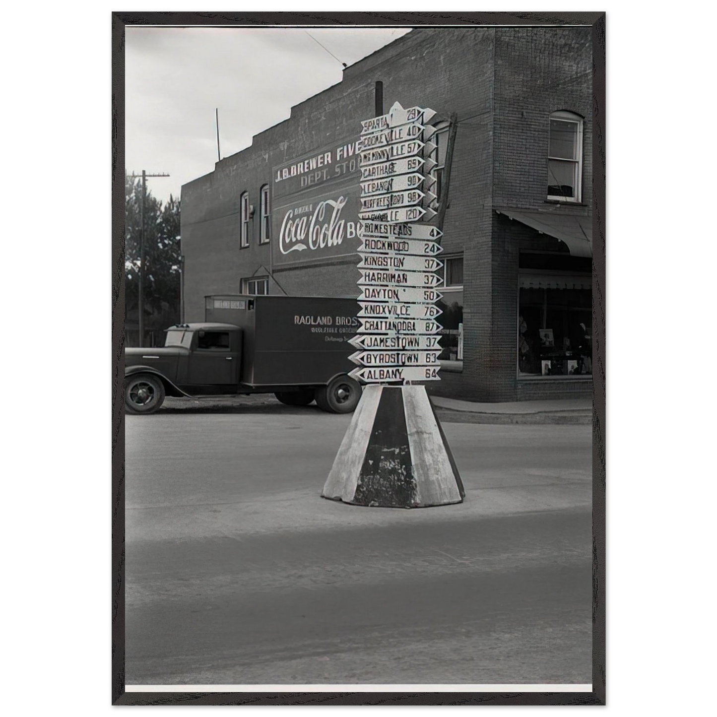 SIGNS - Ben Shahn Framed Art Print – Black Wooden Frame - Default Title - -Framed Art Print