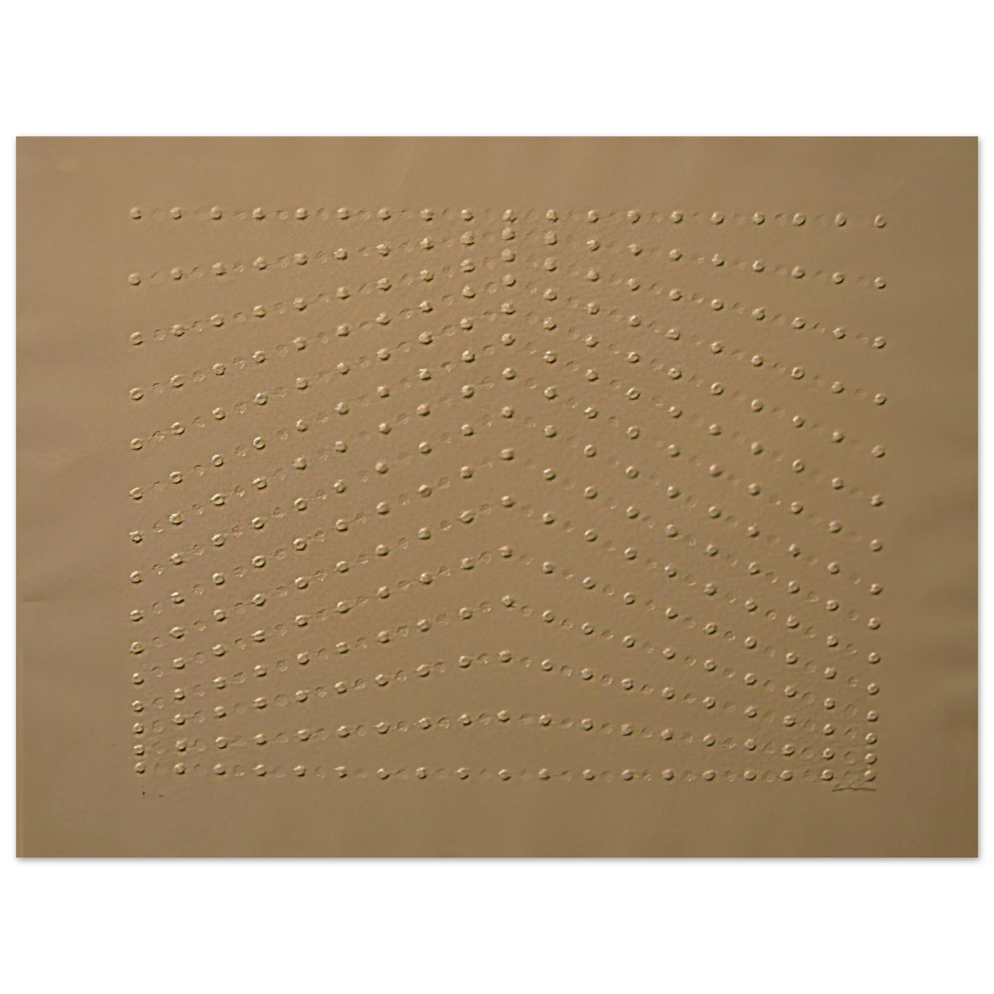 Enrico Castellani - Superficie bianca - 1969 Fine Art Poster - Default Title