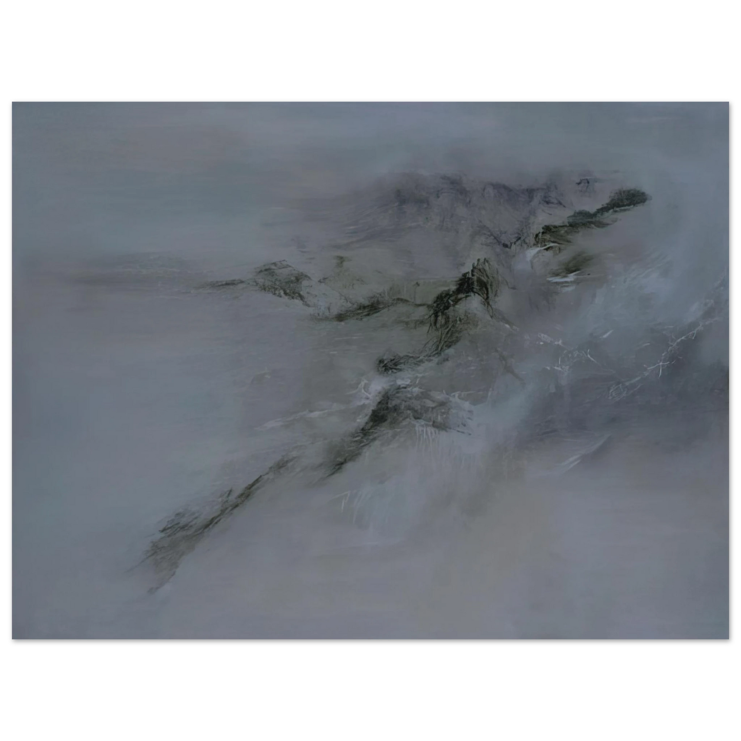 Zao Wou-Ki - 28 10 2001 2001 Fine Art Poster - Default Title