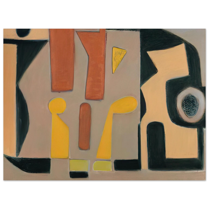 Will Barnet - Strolling - 2008 United States 75x100 cm / 30x40inches Fine Art Poster