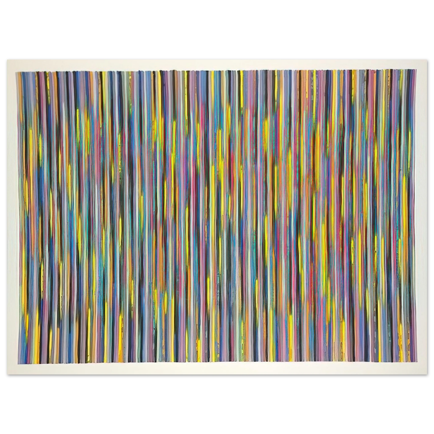 Gene Davis - Joy Ride - 1981 Fine Art Poster - Default Title