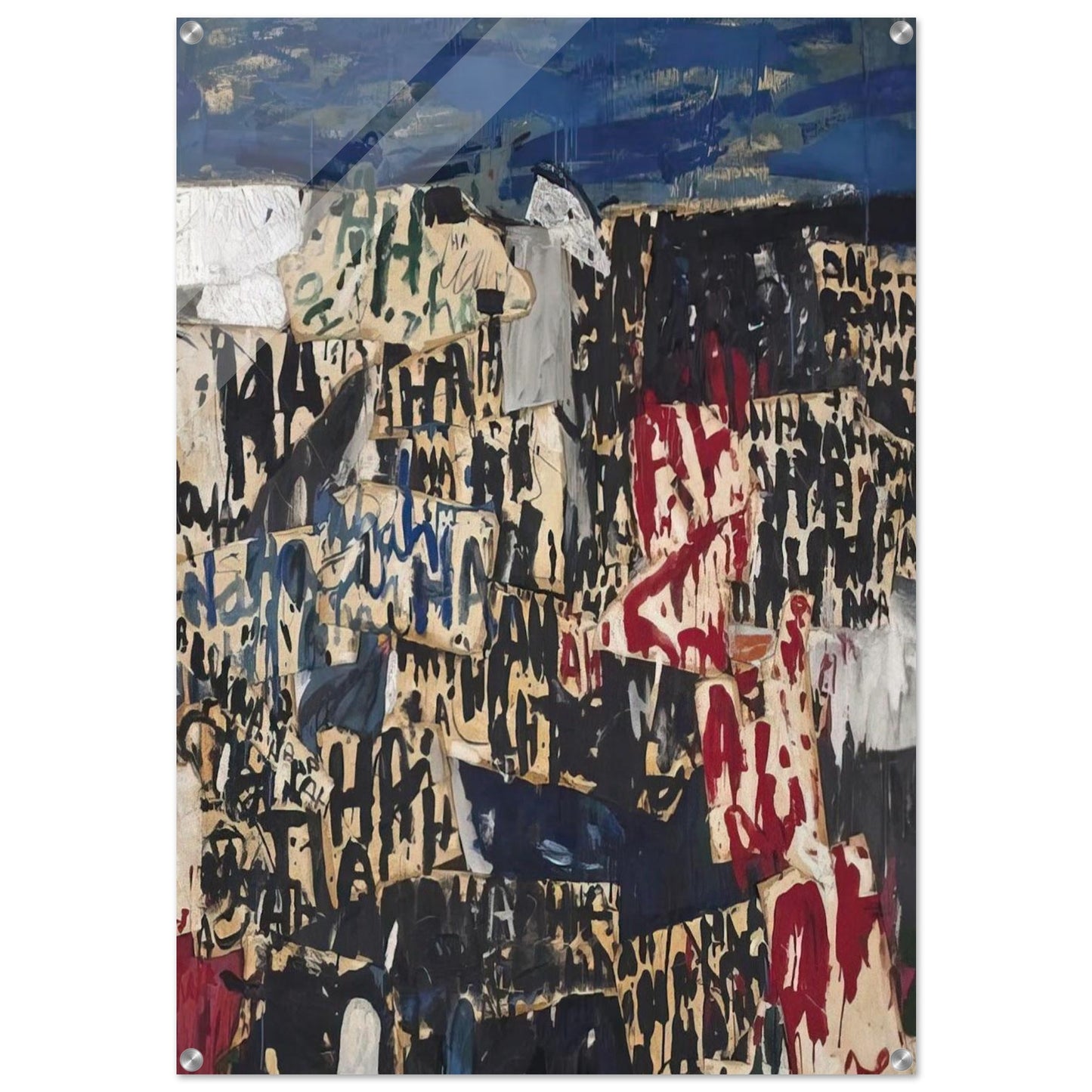 Allan Kaprow on the Legacy of Jackson Pollock - Allan Kaprow Acrylic Print - 70x100 cm / 28x40″ inches