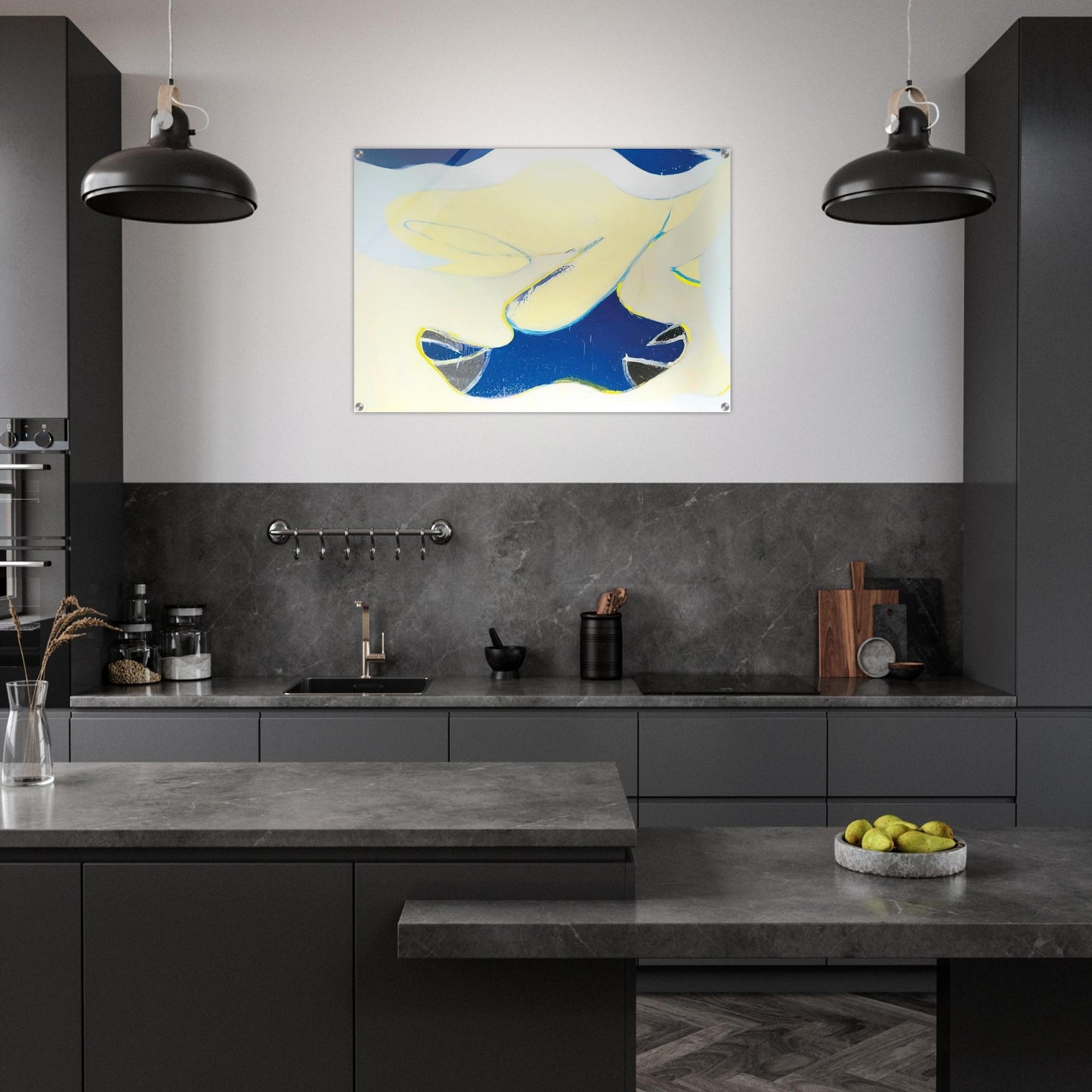 Io - 1973 - Norman Bluhm Acrylic Print - 70x100 cm / 28x40″ inches | Norman Bluhm Wall Art | Norman Bluhm Prints