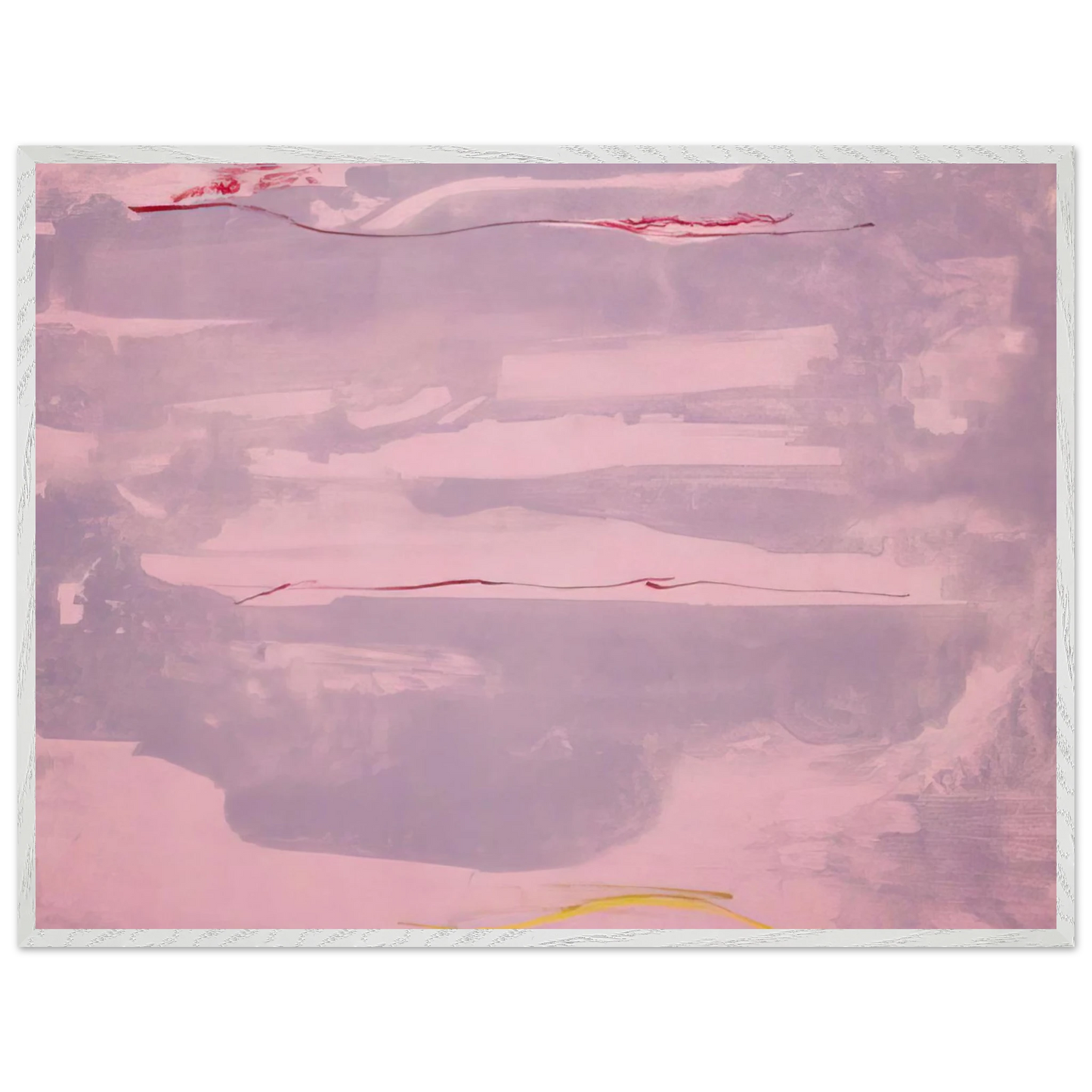 Helen Frankenthaler - Dream Walk - 1977 Wall art - A3 (29.7 x 42 cm) - Premium Wooden Framed Poster With Fine Art Paper - Black frame