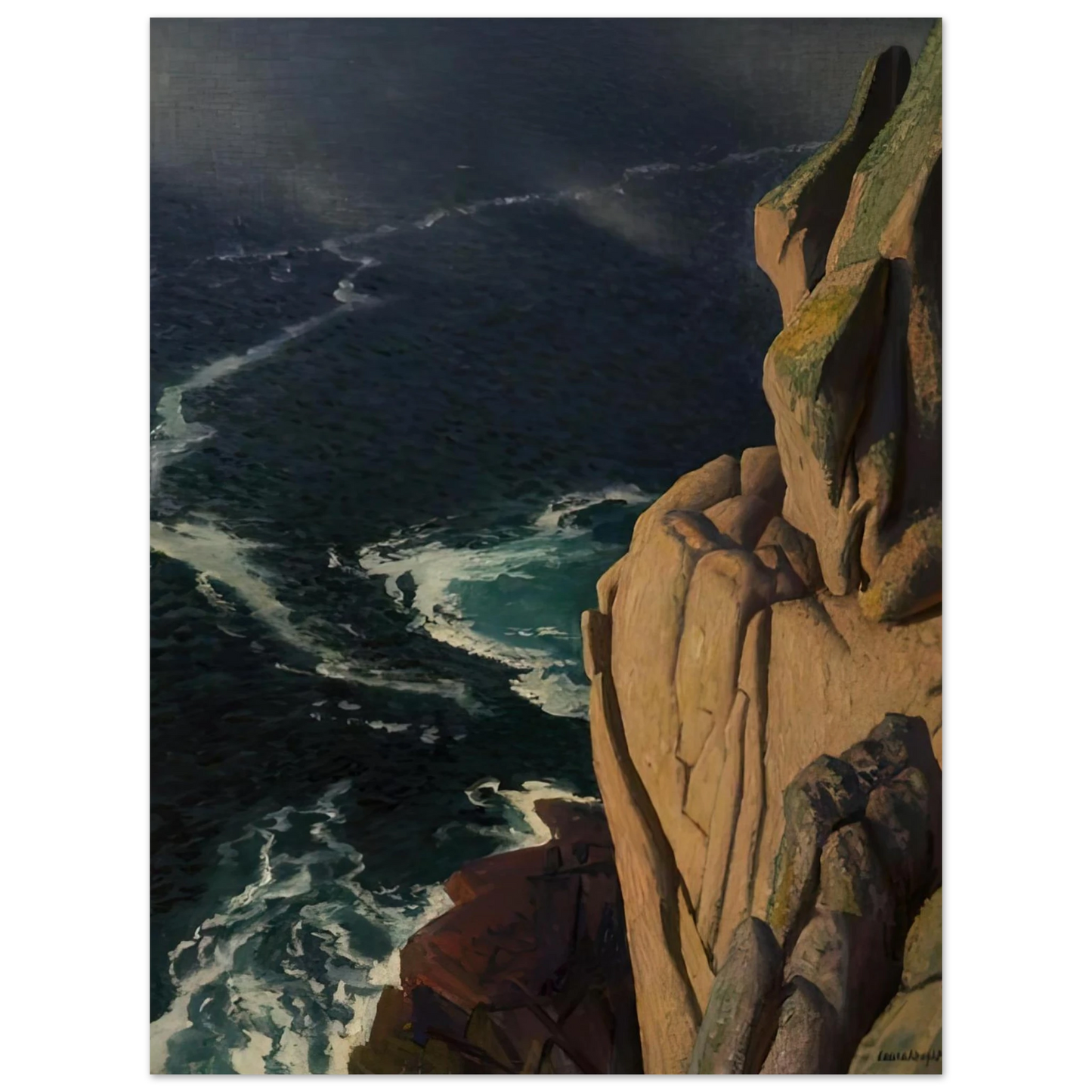 Laura Knight - THE CRUEL SEA 1967 Fine Art Poster - Default Title