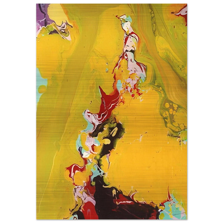 Untitled SFP86-165 - Sam Francis Brushed Aluminum Print - 70x100 cm / 28x40 inches | Sam Francis Aluminum Print | Sam Francis Prints