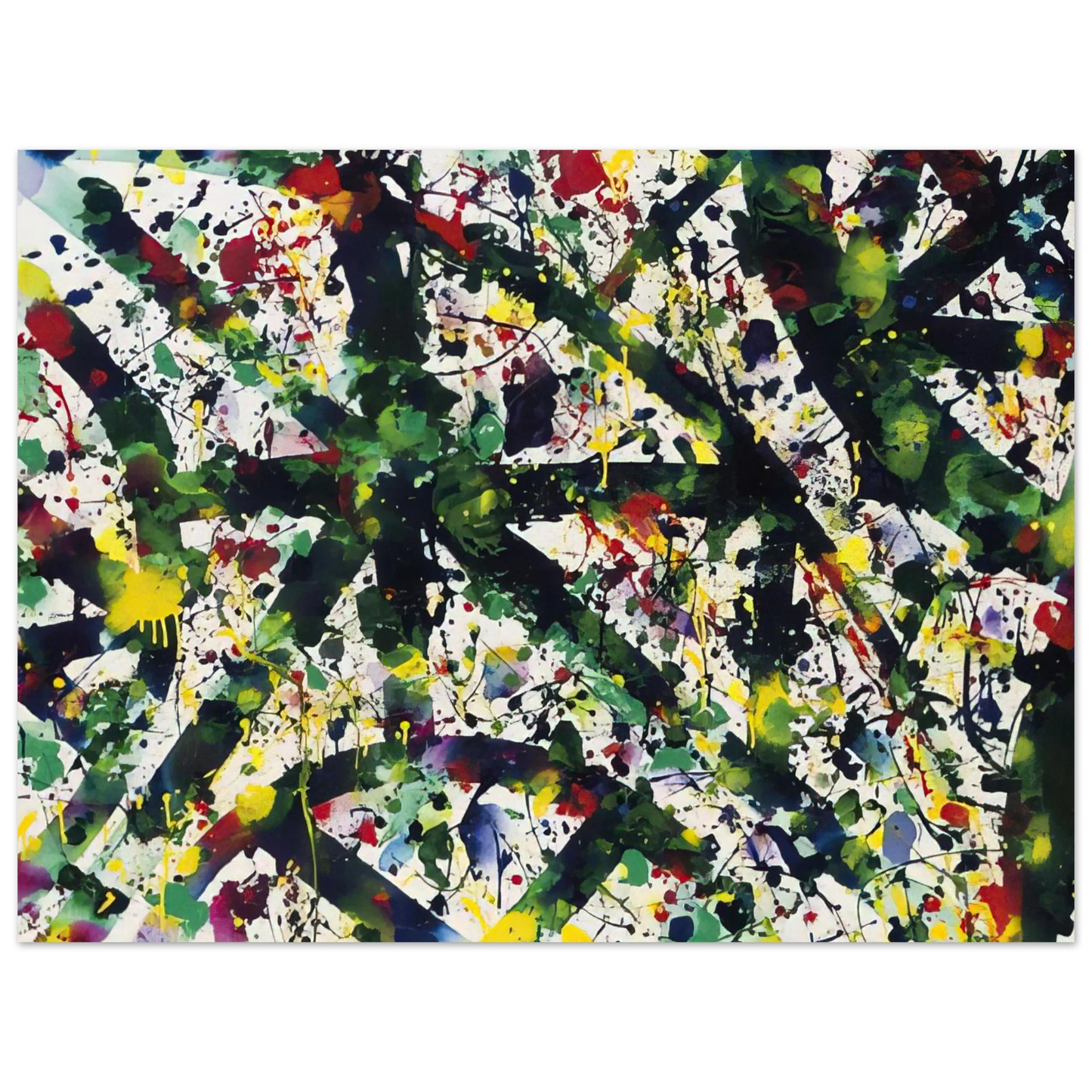 Sam Francis - Green Buddha Fine Art Poster - Default Title