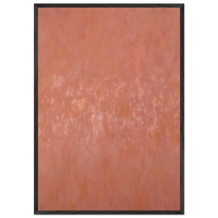 Roman Painting XVIII - Marcia Hafif 70x100 cm / 28x40 inches Framed Art Print – Black Wooden Frame