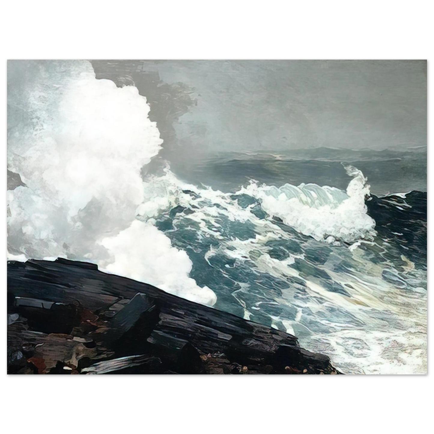 Winslow Homer - NORTHEASTER Fine Art Poster - Default Title