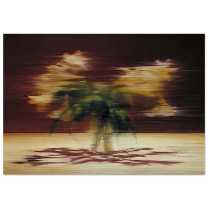 LILIES - Gerhard Richter Brushed Aluminum Print - 70x100 cm / 28x40 inches | Gerhard Richter Aluminum Print | Gerhard Richter Prints