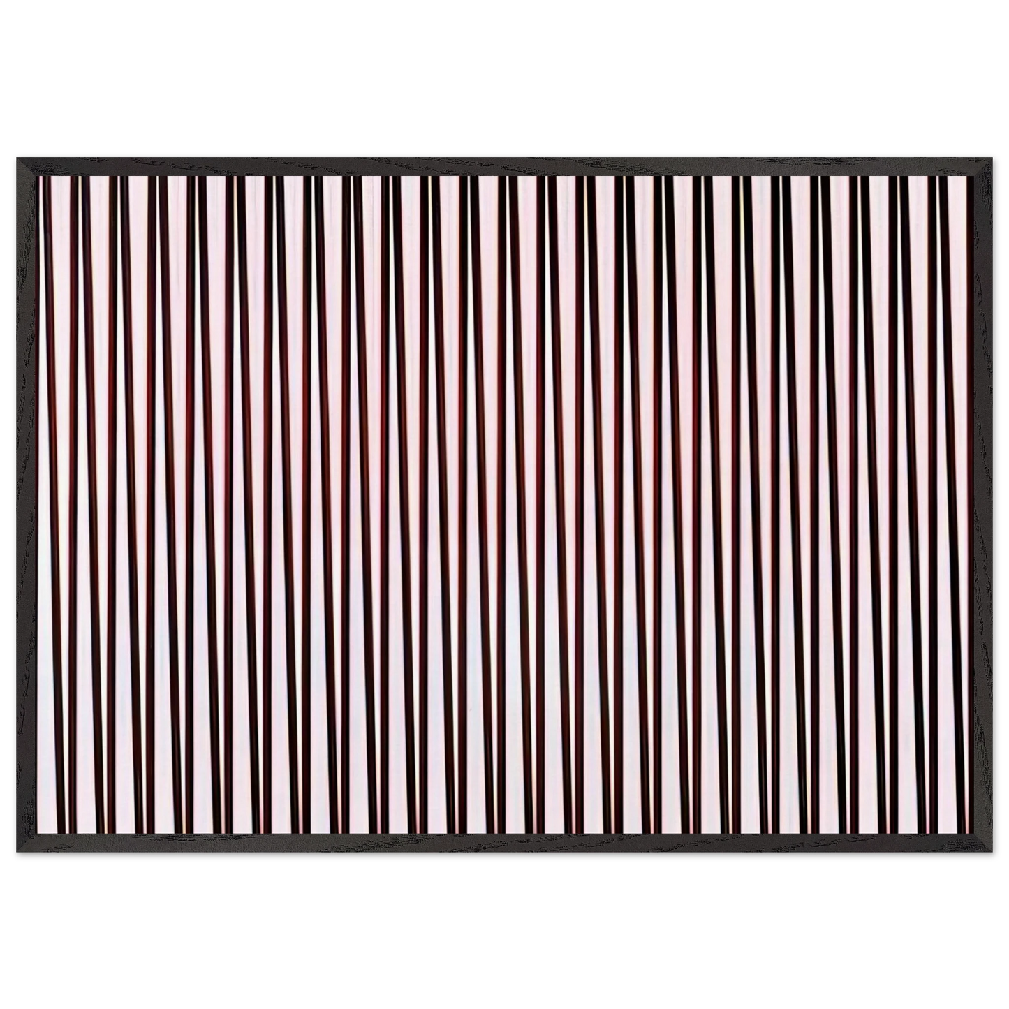 ORIENT 4 1970 - Bridget Riley Framed Art Print – Black Wooden Frame - Default Title - -Framed Art Print