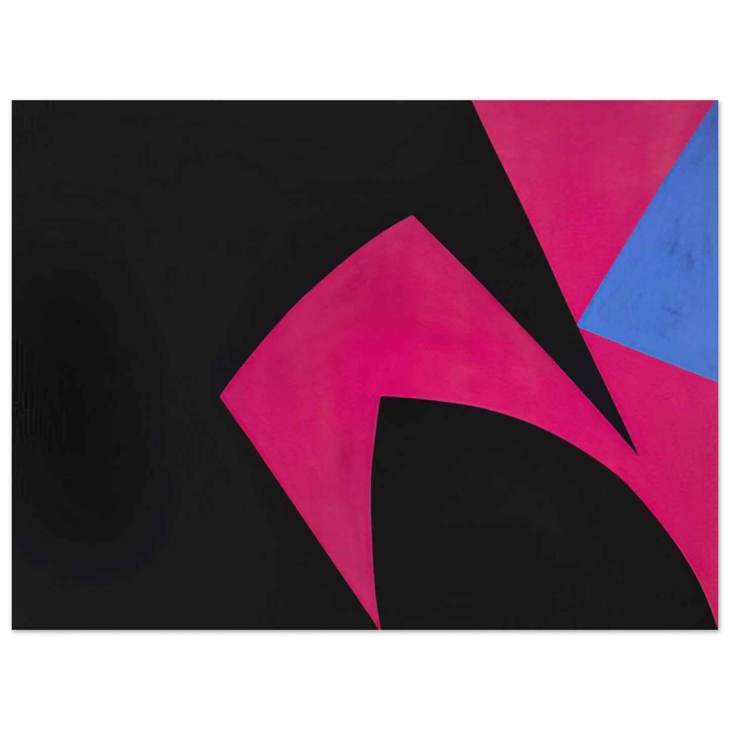 Lorser Feitelson - Magical Space Forms Black, Fuchsia - 1951 Fine Art Poster - Default Title