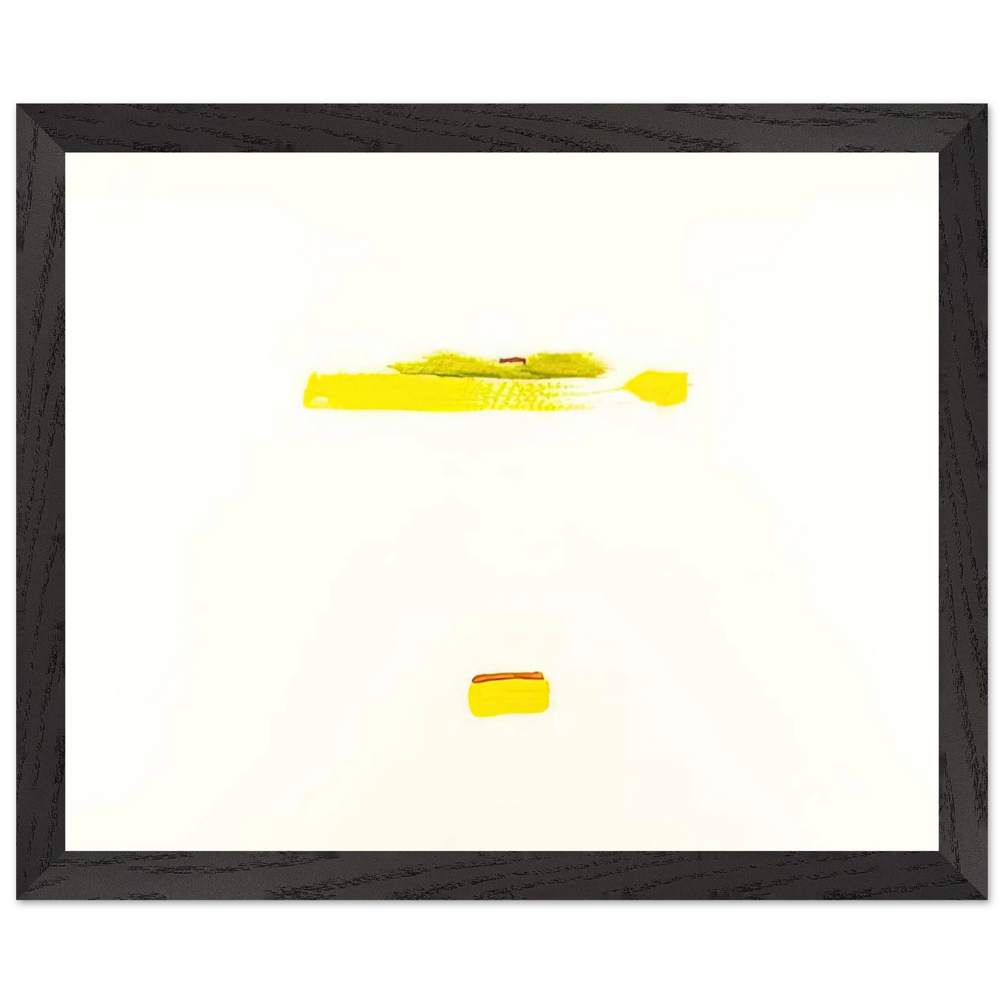 Helen Frankenthaler - New York III - 1972 Wall art - 45x60 cm / 18x24 inches - Premium Wooden Framed Poster With Fine Art Paper - Black frame
