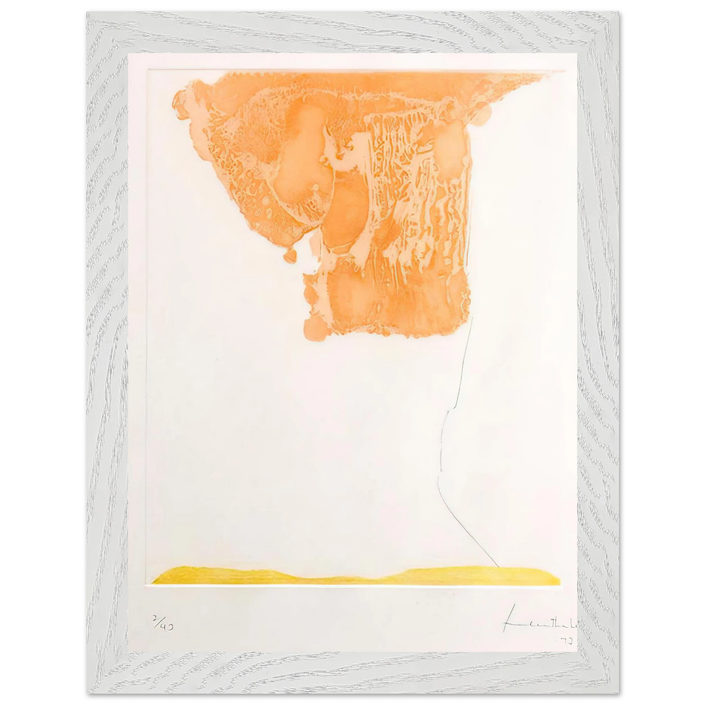 Helen Frankenthaler - Pranzo Italiano - 1973 Wall art - 50x70 cm / 20x28 inches - Fine Art Poster - -