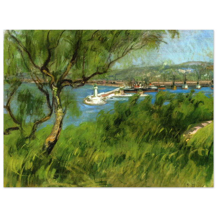 Raoul Dufy - VIEW OF A PORT 75x100 cm / 30x40inches Fine Art Poster