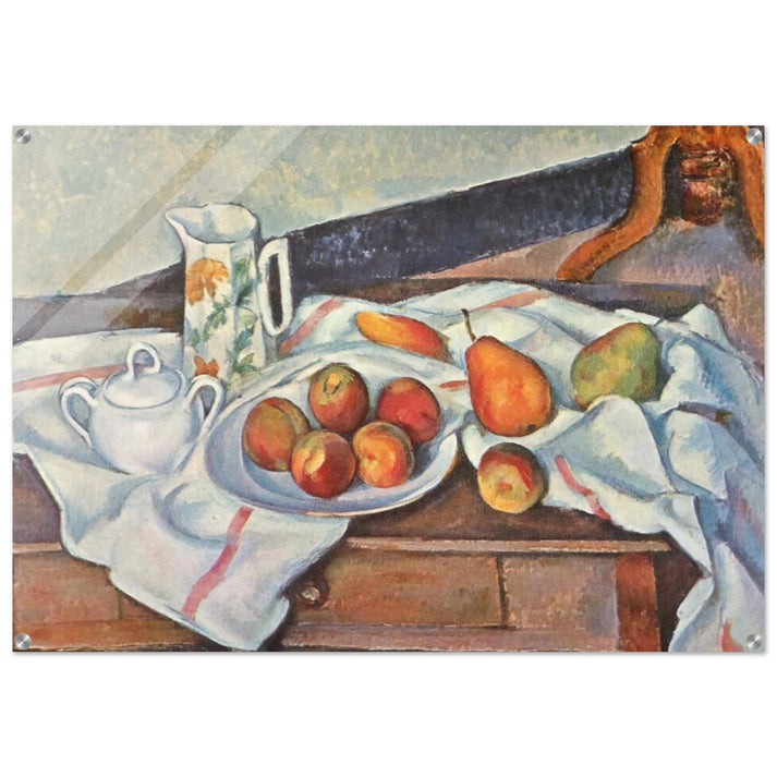 Still Life with Sugar - Paul Cézanne Acrylic Print - 70x100 cm / 28x40″ inches