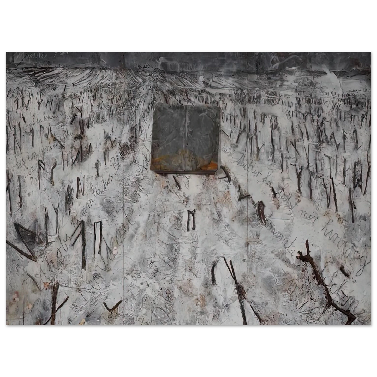 Anselm Kiefer - BLACK FLAKES 2006 Fine Art Poster - Default Title