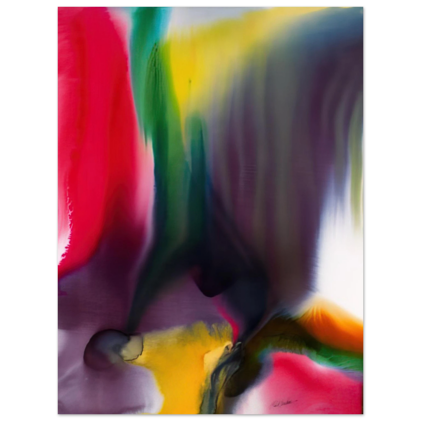 Paul Jenkins - Phenomena Agate Bridge - 1978 Fine Art Poster - Default Title