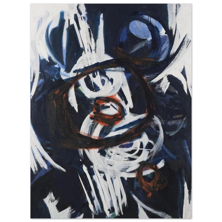 Ernst Wilhelm Nay - Crescendo - 1963 75x100 cm / 30x40inches Fine Art Poster